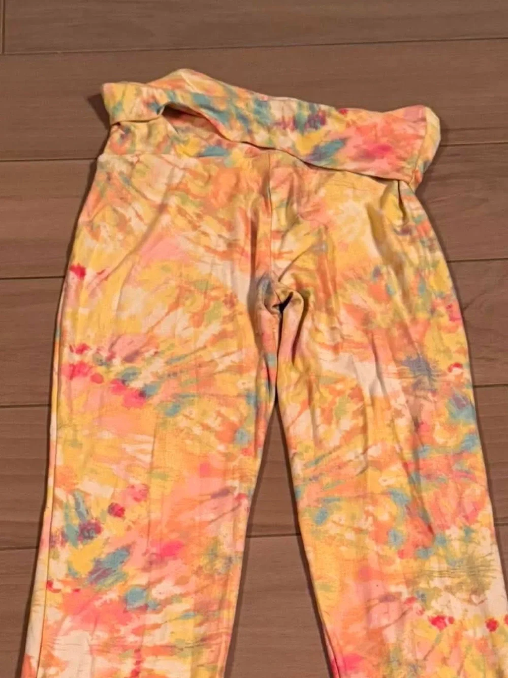 Bobbie brooks Tie-Dye Wide Leg Lounge Pants - MEDIUM
